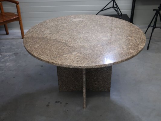Pink Granite Dining Table 1970s For, Granite Top Dining Table And Chairs Philippines