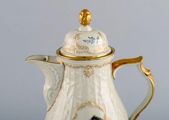 Classic Rose Kaffeeservice für 6 Personen aus handbemaltem Porzellan für Rosenthal, 21er Set bei Pamono kaufen