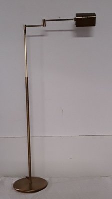 Vintage Adjustable Brass Floor Lamp 1980s for sale at Pamono