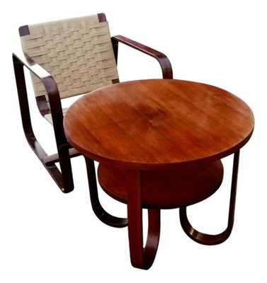 Armchair and on sale table set