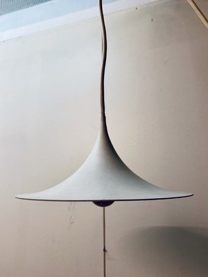 Meerdere Reproduceren Monument Small White Semi Ceiling Lamp by Claus Bonderup & Torsten Thorup for Fog &  Mørup, 1960s for sale at Pamono