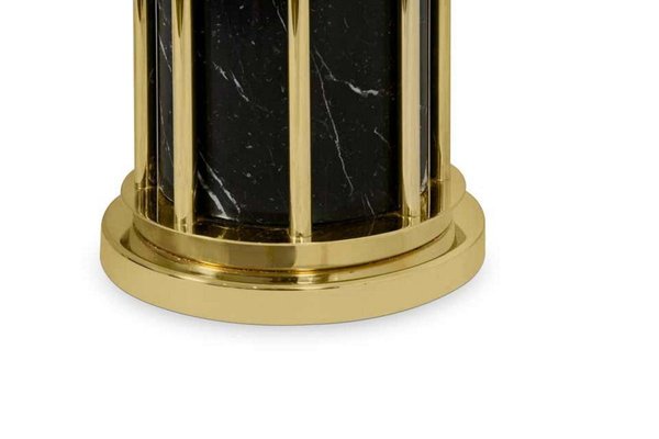 Black marble floor lamp deals