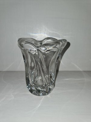 Daum Maison Daum vase en cristal blanc hauteur 14,5 cm     #387 