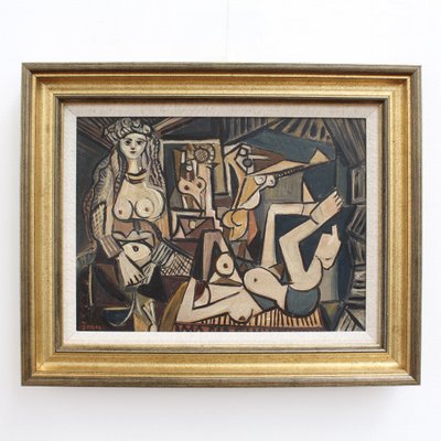 hommage an picasso s the women of algiers von jones 1960er bei pamono kaufen