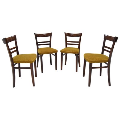 træ Lagring Religiøs Art Deco Dining Chairs by Fischel, 1930s, Set of 4 for sale at Pamono