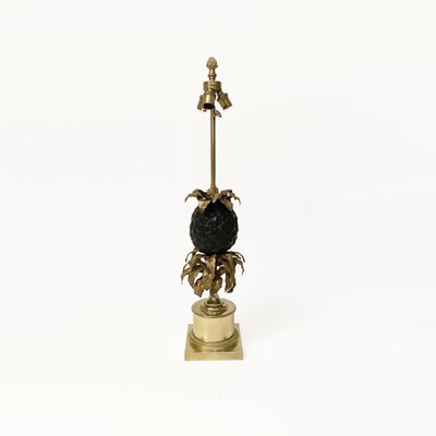 French Bronze Pineapple Lamp From, Bronze Mermaid Floor Lamp