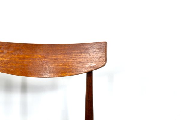 Teak Aniline Leather Dining Chairs By Ib Kofod Larsen For G Plan 1960s Set Of 4 For Sale At Pamono