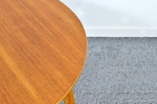 Mid Century Round Walnut Coffee Table By Vanson For Heal S 1960s At Pamono Mid Century Round Walnut Coffee Table, Heals Walnut Coffee Table