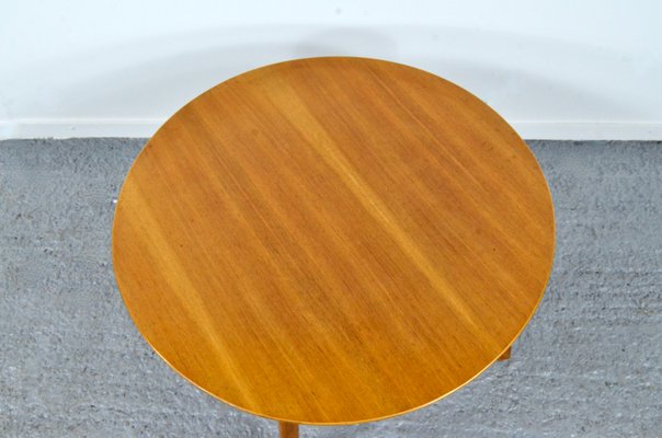 Mid Century Round Walnut Coffee Table, Heals Walnut Coffee Table