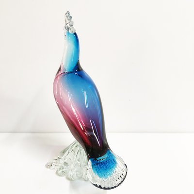 Vintage Murano Glass Decorative Bird, 1960s for sale at Pamono