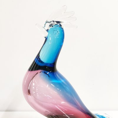 Vintage Murano Glass Decorative Bird, 1960s for sale at Pamono