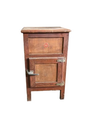 Mid-Century Italian Solid Wood Siberia Icebox for sale at Pamono