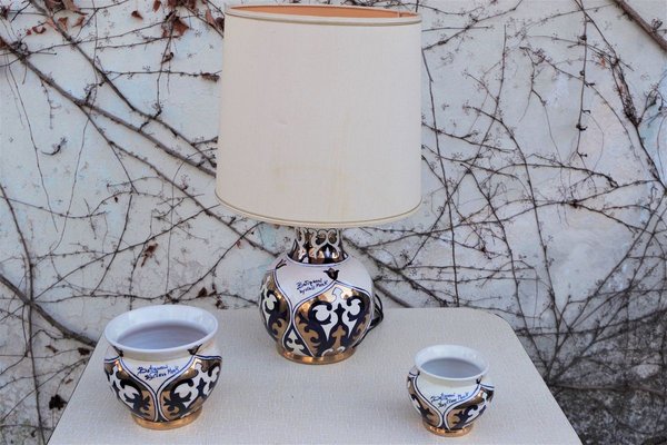 Pottery lamps for sale outlet