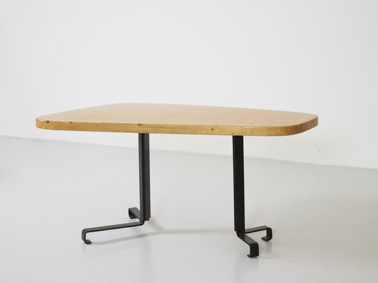 Freeform Pinewood Dining Table by Charlotte Perriand, 1960s