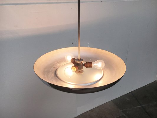 Mid-Century Art Deco Style Glass Pendant Lamp for sale at Pamono
