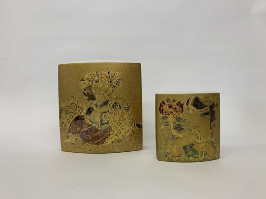 bodenvase groß modern Hohe aus Kunstharz, 570 mm, moderne Wohndekoration, Wohnzimmer, Schwarz und Weiß, 2 Stück｜Homary DE Größe:165