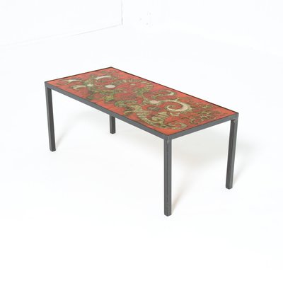 Tile Coffee Table From Perignem For, Metal And Tile Coffee Table