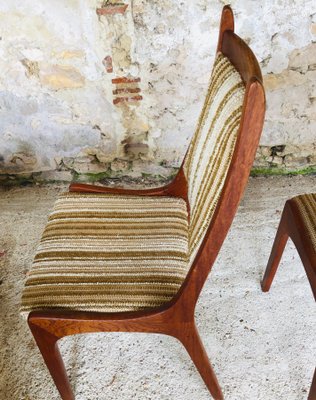 Pamono Vntg Dealer 1920s Dining Chairs Mid-Century Teak Dining