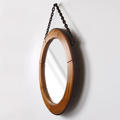 Espejo ovalado, Espejo de diseño, Espejo moderno, Espejo asimétrico, Espejo  de madera, Espejo con marco de madera, Espejo de regalo para el hogar  nuevo, -  México