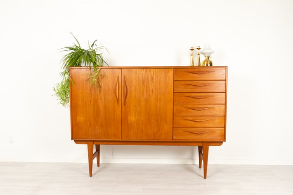 Mid century tall sideboard deals
