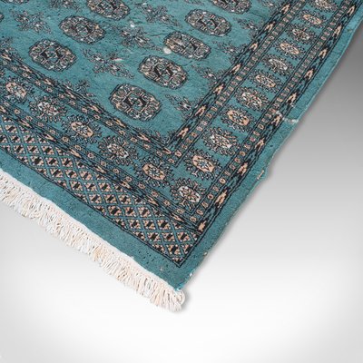 Schöner Orientteppich Vintage 140x110 türkis Used Look edel