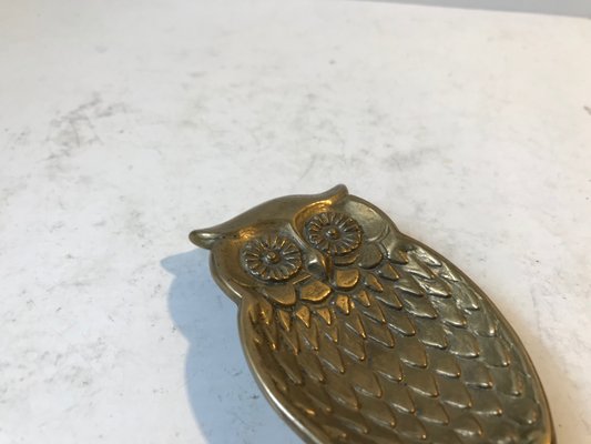Made in Japan Vintage Ceramic Owl Ashtray Trinket Dish