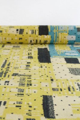 Giant Yellow Blue Wool Carpet 1970s For Sale At Pamono