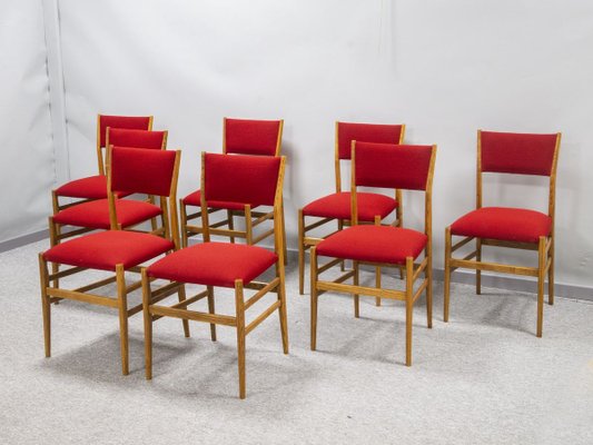 Furniture Leggera Gio Ponti Mid-Century Leggera Chairs By Gio