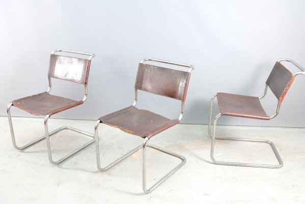 Vintage S33 Chairs By Mart Stam, Mart Stam Chair Parts