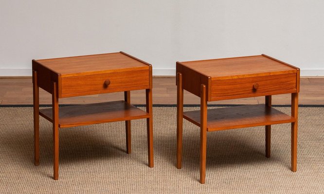 Teak Nightstands from Carlstr m Co Mobelfabrik Set of 2 for