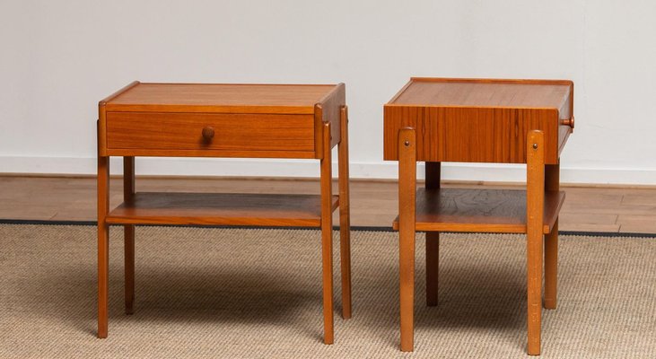 Teak Nightstands from Carlstr m Co Mobelfabrik Set of 2