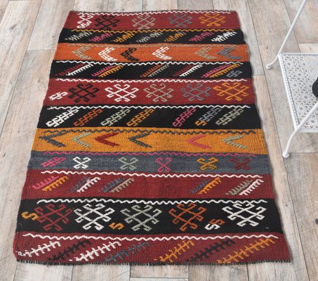 3x4 Vintage Turkish Oushak Doormat or Small Carpet for sale at Pamono