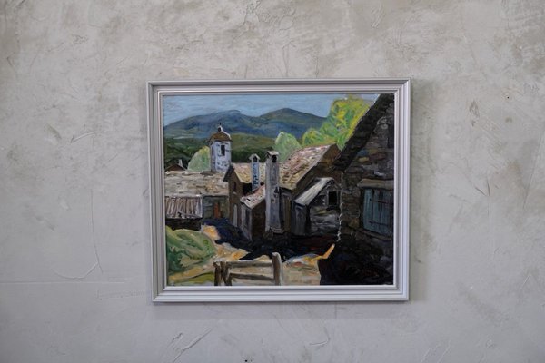 Gunnar S Malm Schwedische Malerei 1960er Ol Auf Holzplatte Bei Pamono Kaufen