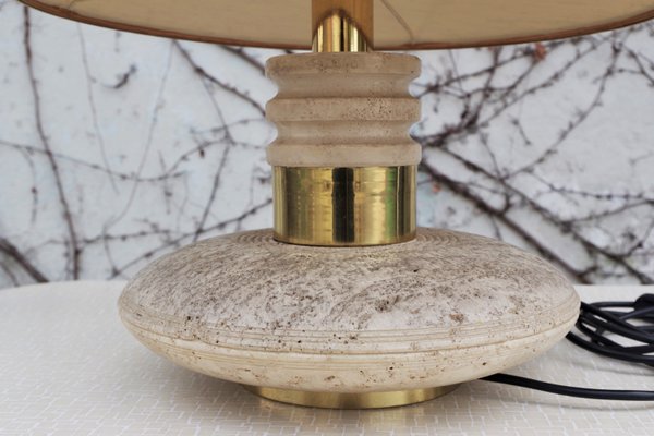 Marble brass sale table lamp
