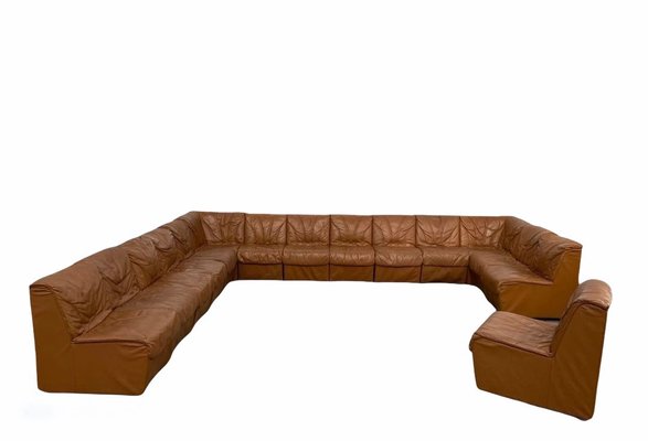 Large Modular Leather Sofa From The, Huge Leather Sectional