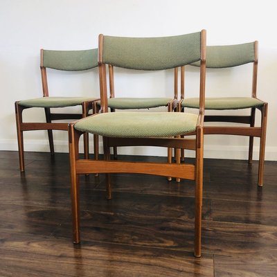 Danish Rosewood Dining Chairs By Erik, Charcoal Dining Chairs With Oak Legs In Taiwan