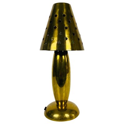 Mid Century Solid Brass Table Lamp From, Vintage Solid Brass Table Lamp