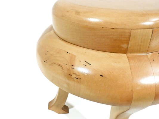 Vintage oak table and stool sale