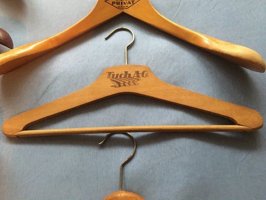 50s vintage wood hanger made in usa 5本 Unbranded 1950s Vintage Clothes Hangers for sale | eBay