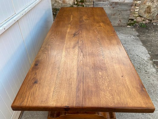 Oak Monastery Farm Table 1950s For Sale At Pamono