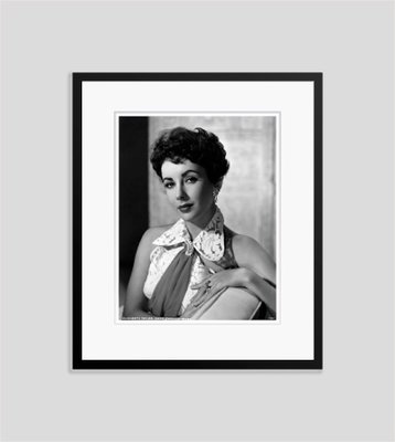 Elizabeth Taylor Archival Pigment Print Framed in Black by
