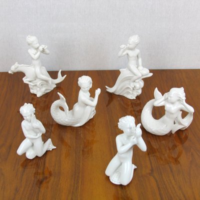 Blanc de Chine White Glazed Figurines by Harald Salomon for