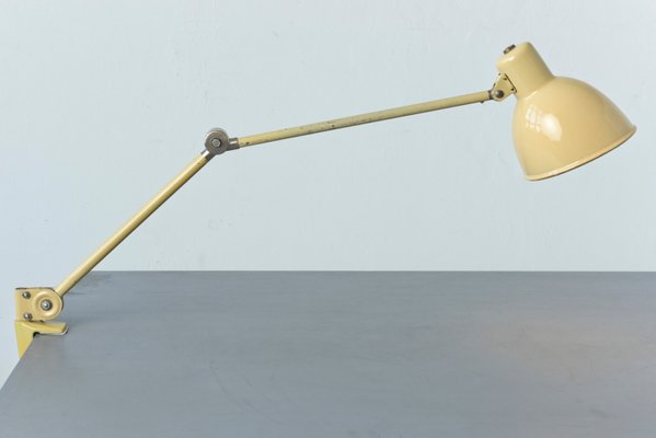 Swiss Cream Colored Clamp Table Lamp From B A G Turgi 1930s For At Pamono Swiss Cream Colored Clamp Table Lamp, Clamp Bedside Lamps