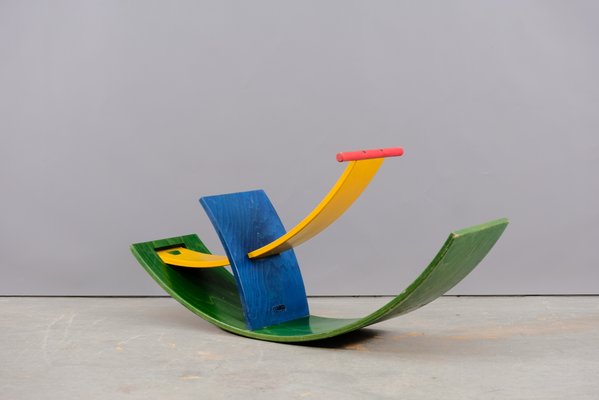 Sedia a dondolo da bambino vintage di Stokke in vendita su Pamono