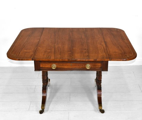 Table De Salon Regency Antique En, How To Identify Antique Dining Table