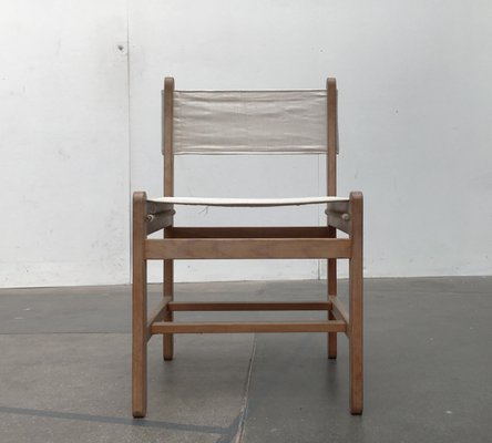 Mid Century Danish Safari Dining Chairs by Peter Ole Schionning for Niels Eilersen Set of 6 for sale at Pamono