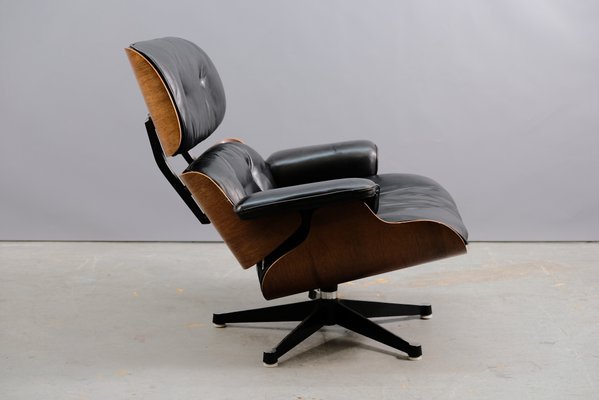 Mid Century Leather Lounge Chair By, Eames Leather Lounge Chair