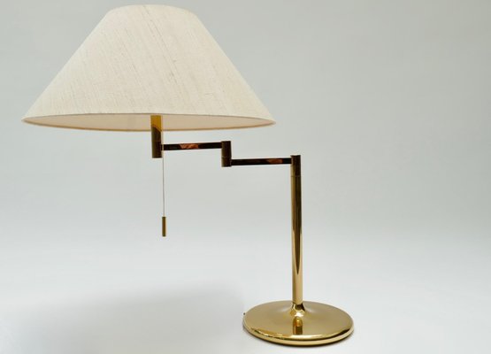 Brass Swing Arm Table Lamp Germany, Swing Arm Table