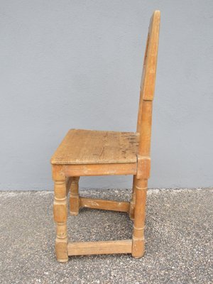 Scandinavian Rustic Wood Side Chair For, Rustic Wooden Chairs