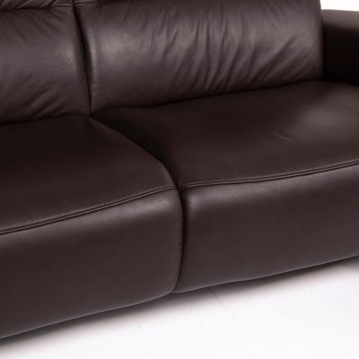 Himolla Dark Brown Leather Sofa For At Pamono Himolla Dark Brown Leather Sofa For, Incanto Divani Leather Sofa